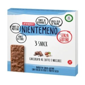 NIENTEMENO BARRETTE CIOCCOLATO AL LATTE E NOCCIOLE