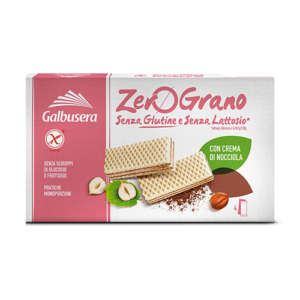 ZEROGRANO GALBUSERA WAFER CON CREMA NOCCIOLA 4X45G