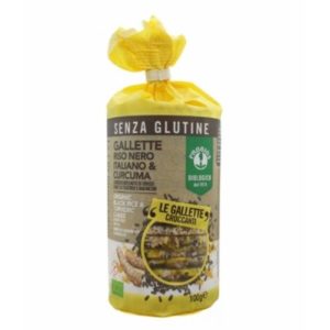 PROBIOS GALLETTE RISO NERO E CURCUMA 100G