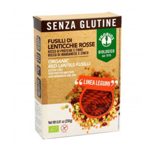 FUSILLI 100% LENTICCHIE ROSSE 250G