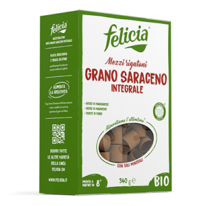 FELICIA BIO MEZZI RIGATONI DI GRANO SARACENO 340G